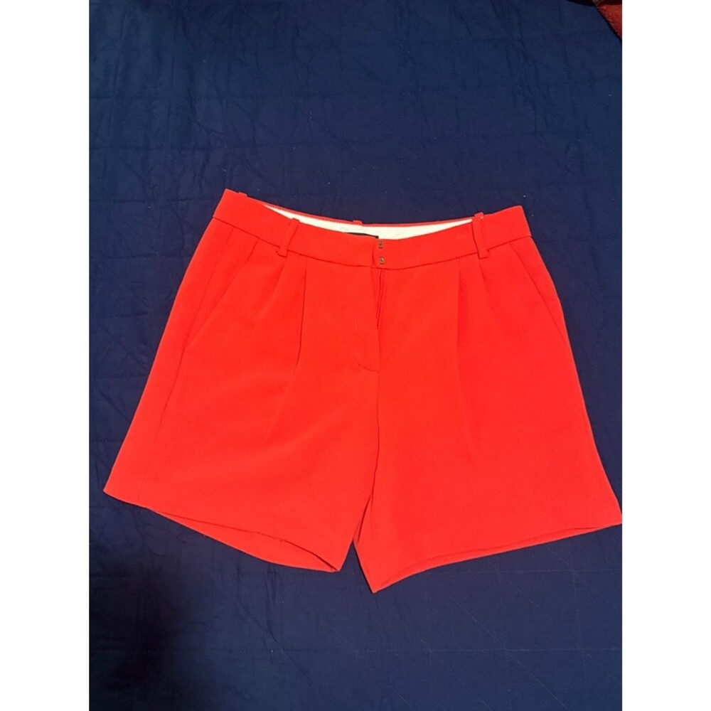 J. Crew Bright Red Tailored High-Rise Shorts BRAND NEW!